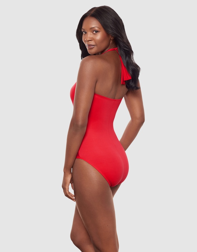 Miraclesuit Swimwear  - Rock Solid Utopia Wired Halter One-Piece Shaping Swimsuit