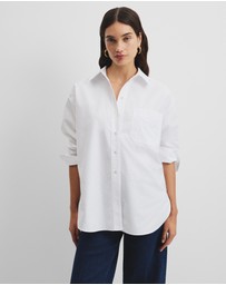 Country Road - Oversized Australian Cotton Oxford Shirt