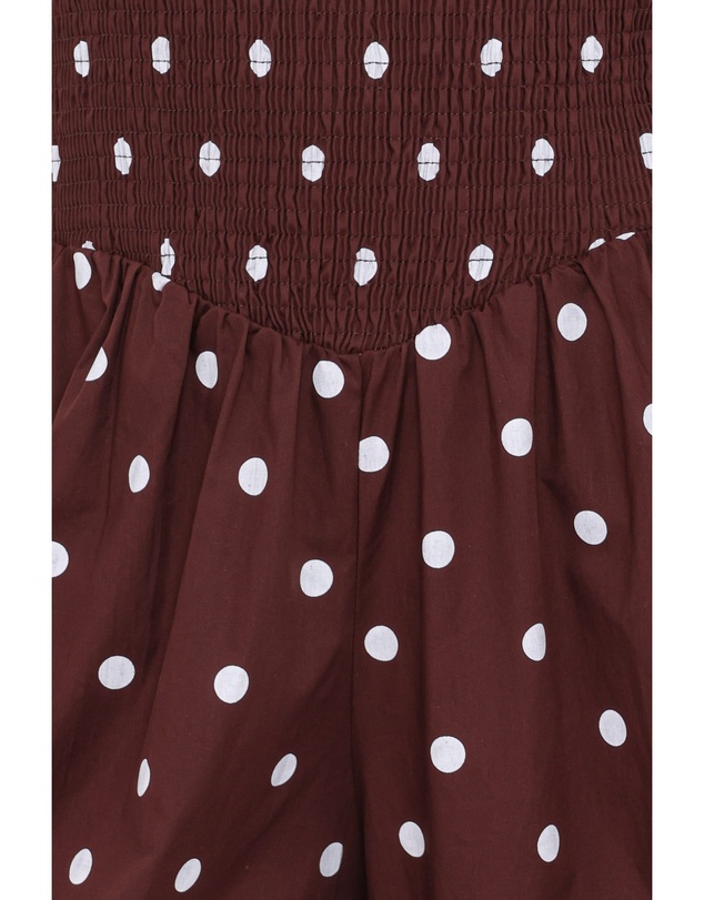 Petal & Pup - Paloma Jumpsuit - Chocolate Polka Dot