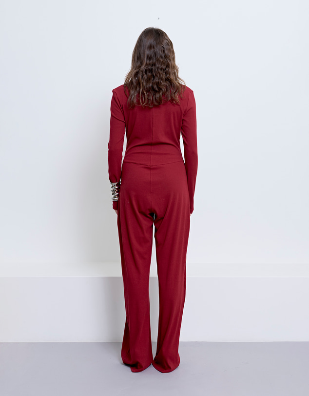 PFEIFFER - Biscayne Jumpsuit Sangria