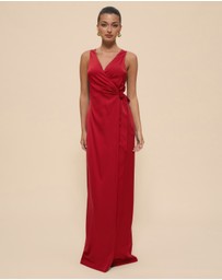 CHANCERY - Lani Sleeveless Wrap Maxi Dress