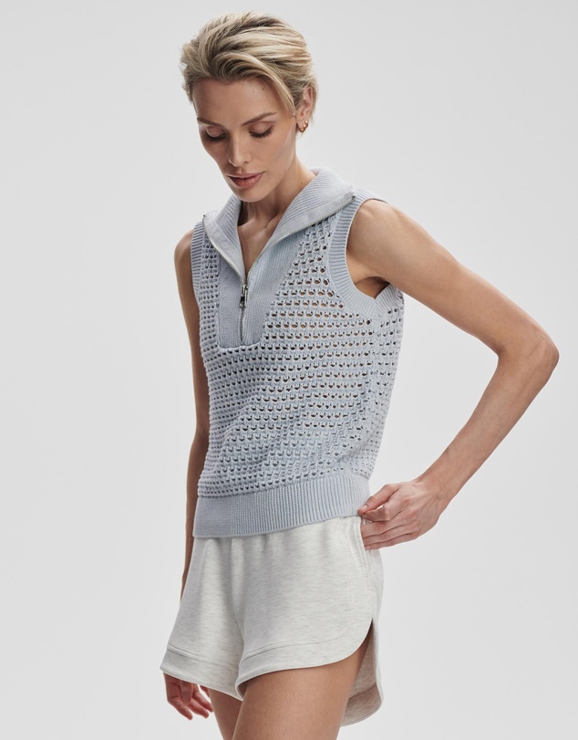 Varley - Bains Half Zip Tank