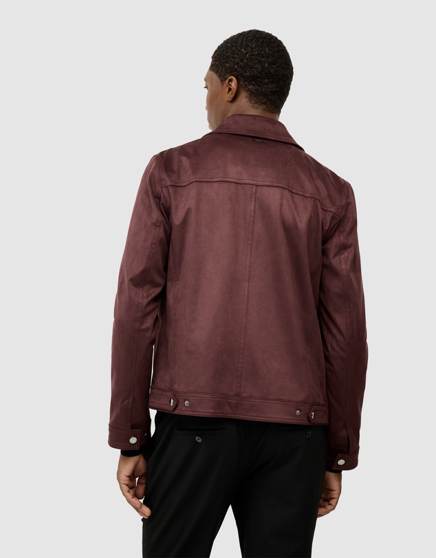 Politix - Reece Faux Suede Trucker Jacket