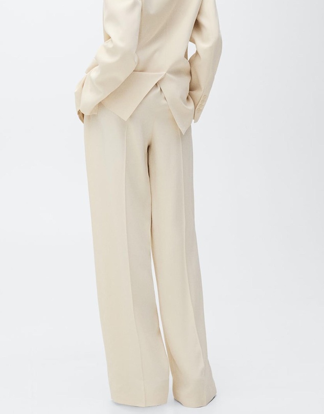 M.N.G - Suki Pleated Wideleg Suit Trousers