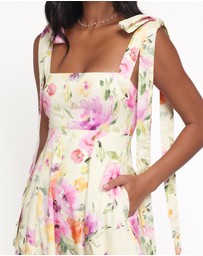 Petal & Pup - Ellody Maxi Dress - Yellow Petunia
