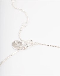 Lovisa - Silver Plated Cross Box Chain Necklace