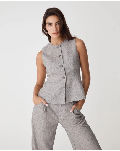 Forcast - Nevada Herringbone Vest