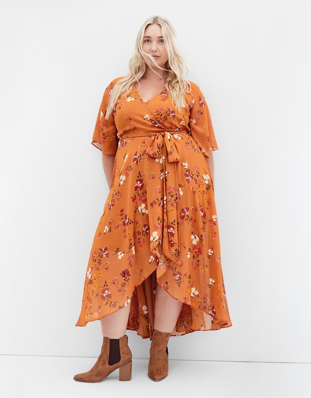 City Chic - Enthral Maxi Print Dress