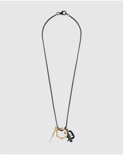 Philipp Plein - Plein Valentine IP Gun Necklace