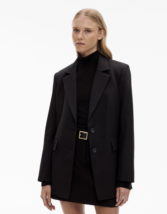 Witchery - Wool Blend Single-breasted Boxy Blazer