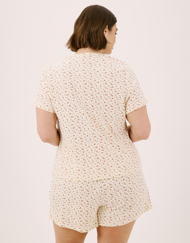 Atmos&Here Curvy - Rue Short Sleeve T-Shirt Pyjama Set