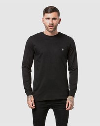 DVNT - Classic Embroidery Long Sleeve Tee