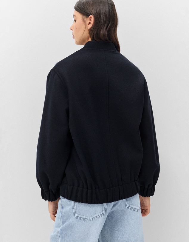 UNISON - Wool Blend Bomber Jacket