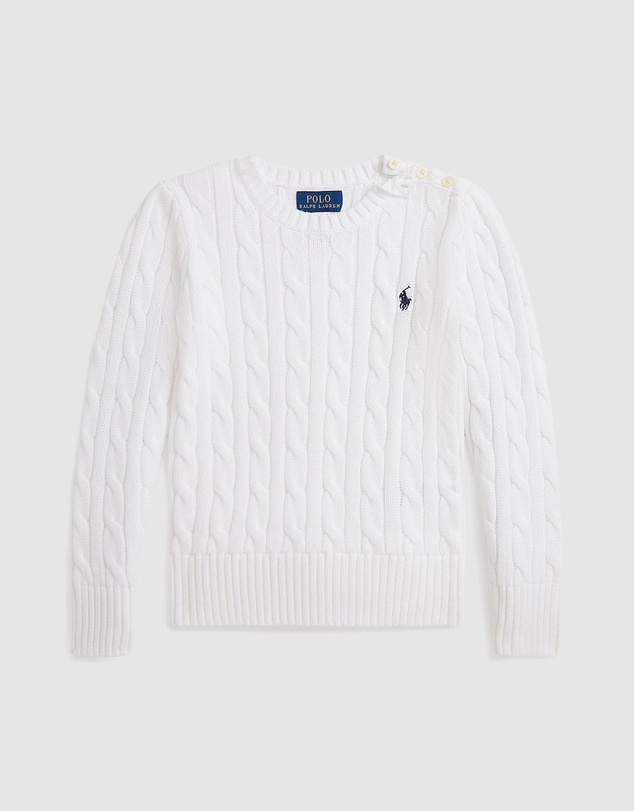 Polo Ralph Lauren - Cable-Knit Cotton Sweater - Babies-Kids