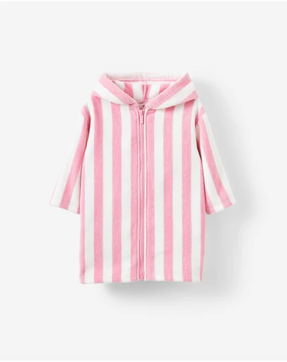 Cotton On Kids - Baby Zip Through Hooded Towel