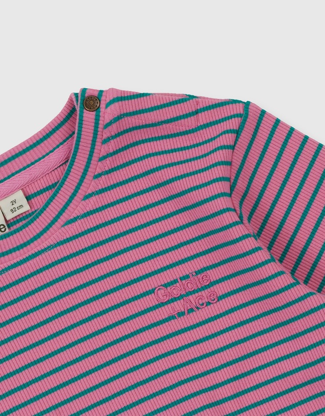 Goldie + Ace - Essential Stripe Rib Top - Babies-Kids