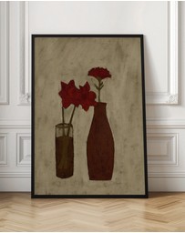 Olive et Oriel - Blossom Blend by Shatha Al Dafai Art Print