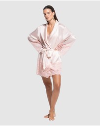 GINIA - Silk Lace Robe