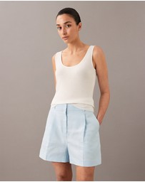 Calvin Klein - Fine Gauge Viscose Tank Top