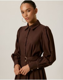 Tussah - Haven Linen Blend Midi Dress