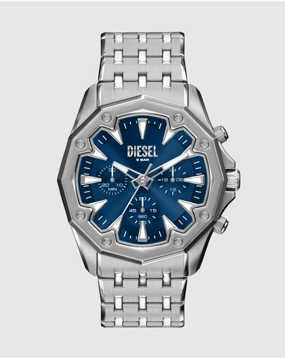 Diesel - Stinger Silver Tone Chronograph Watch