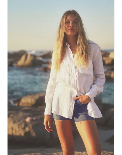 NEXT - 100% Linen Long Sleeve Shirt