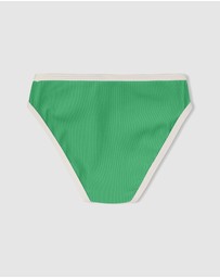 Zulu & Zephyr Mini - Mini Stripe Rib Bikini Bottoms - Kids