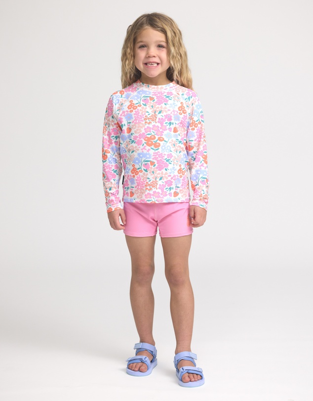 Crywolf - LONG SLEEVE RASH VEST Berry Garden