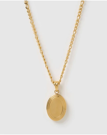 Arms Of Eve - Classic Gold Locket Necklace