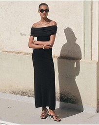 M.N.G - Strapless Knitted Dress