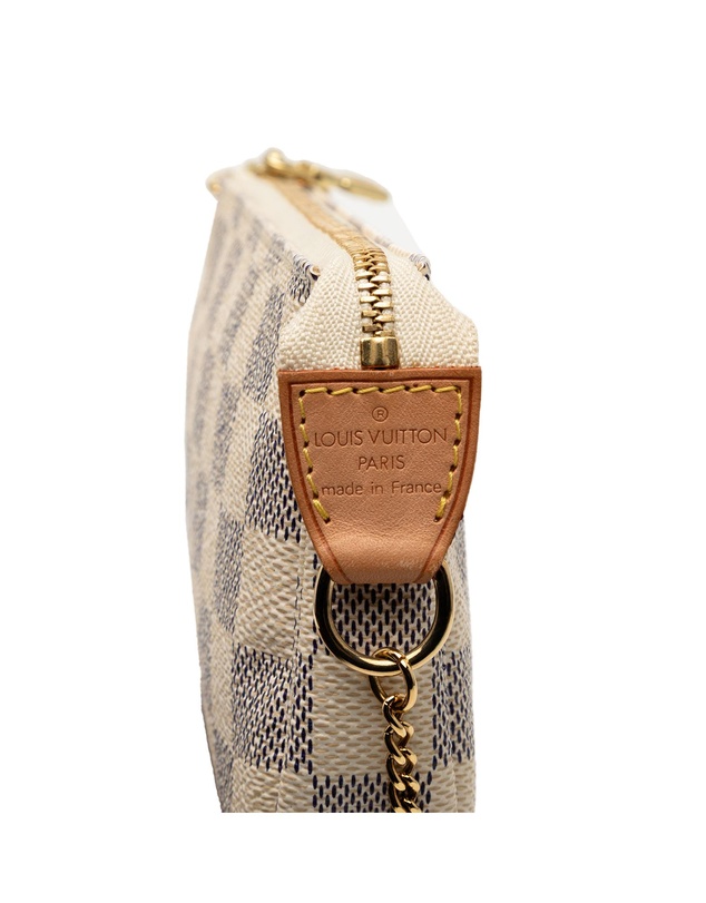 Pre-Loved by Azura Reborn - Pre-Loved Damier Azur Mini Pochette Accessoires