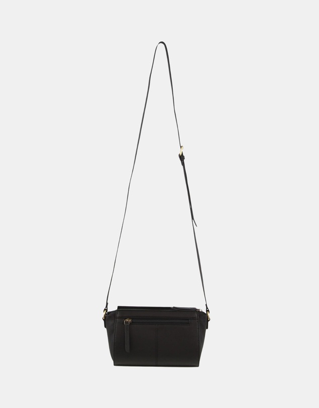 Pierre Cardin - Pierre Cardin Leather Pleated Design Crossbody Bag