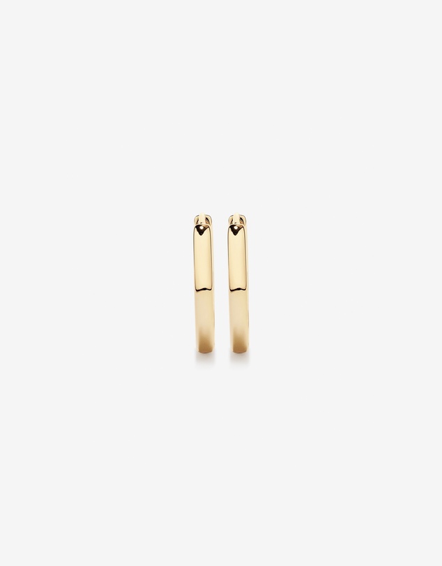 Michael Hill - 13.5mm Large Polished Huggie Earrings in 10kt Yellow Gold