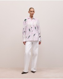 Trenery - Wilda Relaxed Shirt in Lilac