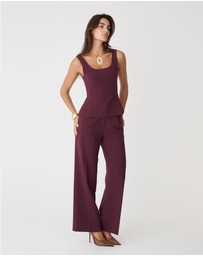 Forcast - Nikki Peplum Top