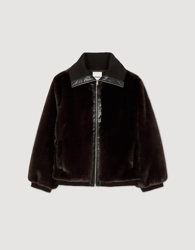 Sandro - Blake Faux Fur Coat