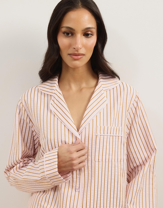 Atmos&Here - Esme Stripe Long Sleeve Pyjama Set