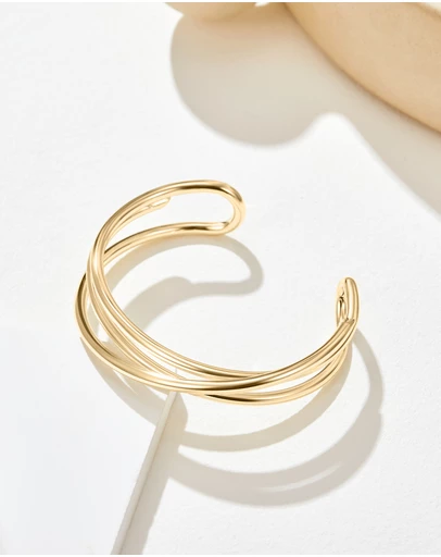 Mestige - Muse Cuff - 18K Gold Plated