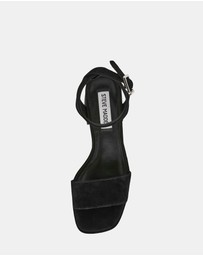 Steve Madden - Mercerr Black Suede Heels