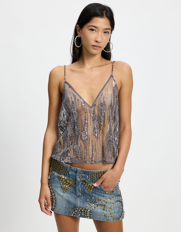 Jaded London - Emeblished Cami Top