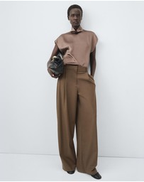 M.N.G - Pleated Straight-Leg Suit Trousers