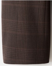 M.N.G - Double-Breasted Check Suit Jacket
