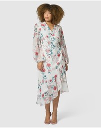Something 4 Olivia - Tiffany Wrap Midi Dress