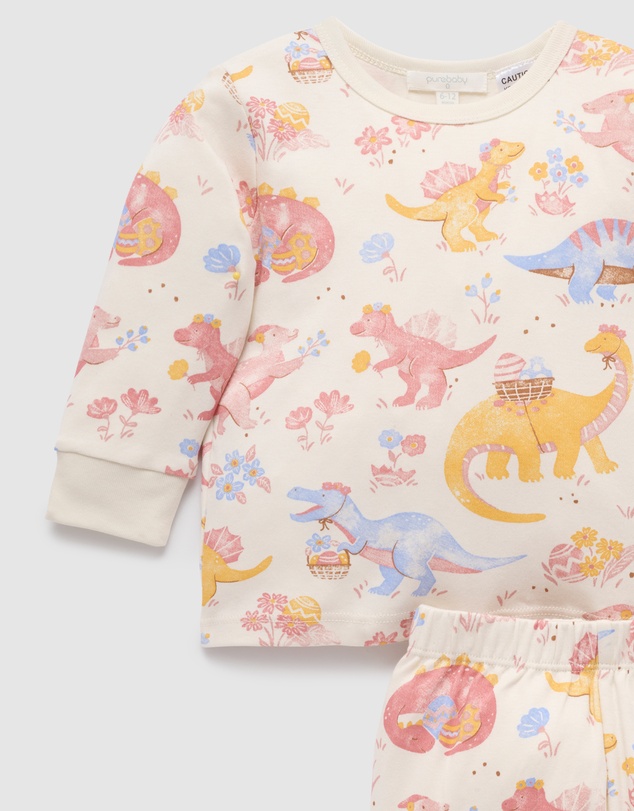 Purebaby - Dino Pyjama Set -Kids-Babies