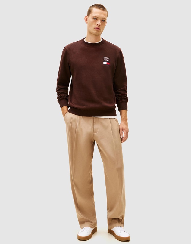 Tommy Hilfiger - Embroidered Flag Sweatshirt