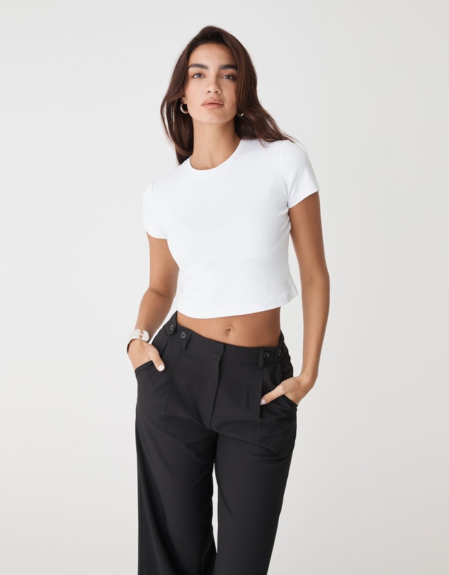 Forcast - Amy Cropped Baby Tee