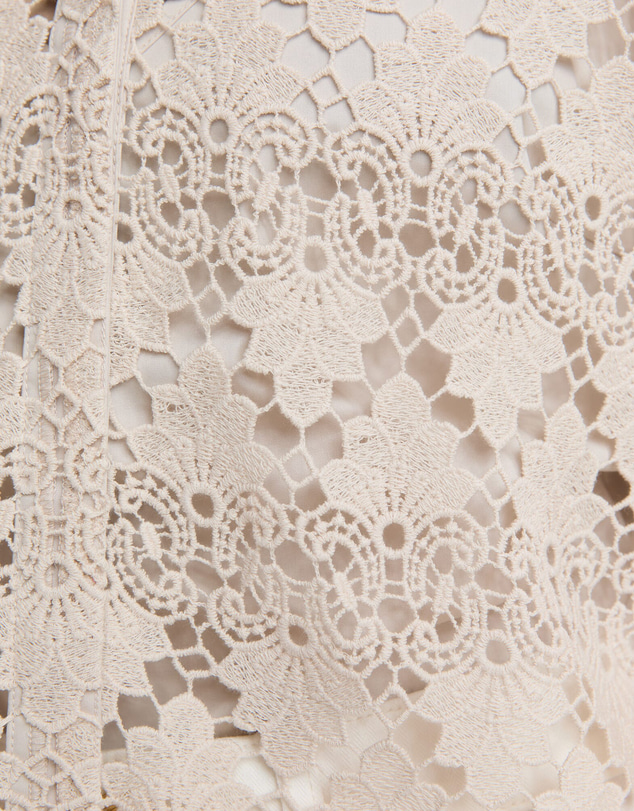 Sportscraft - Ariana Lace Cropped Shirt