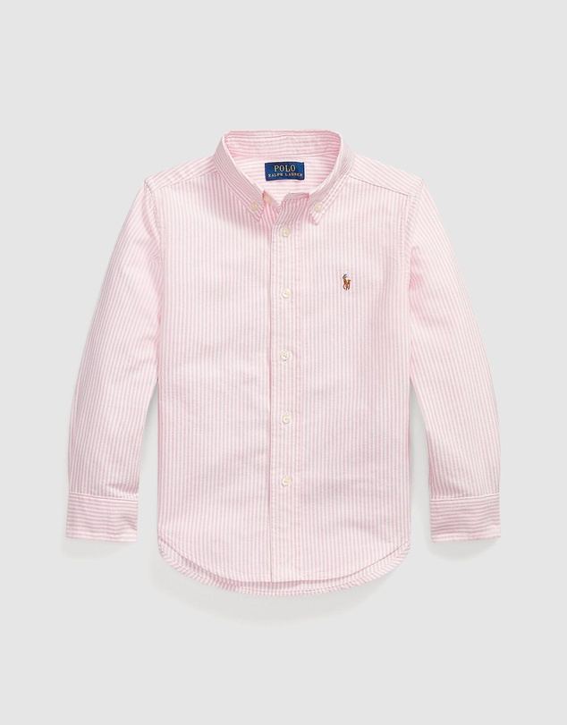 Polo Ralph Lauren - Striped Cotton Oxford Shirt - Babies-Kids