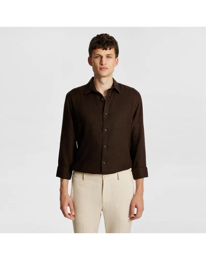 yd. - West Hampton Pure Linen Shirt