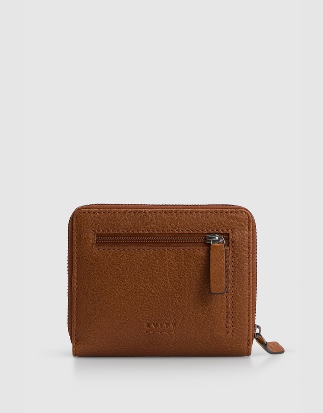 Evity - RFID Adam Leather Zip Wallet